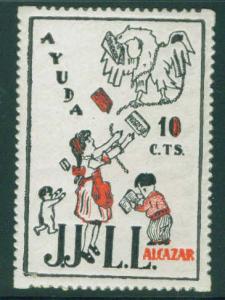 SPAIN Civil War Republic ALCAZAR  GG 25