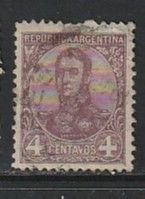 1908 Argentina - Sc 148 - used VF - single - San Martin