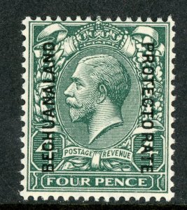 British Bechuanaland 1926 4¢ Slate Green KGV Wmk MCGvR Scott #102 Mint F771