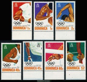 Dominica Scott 478-484 Mint never hinged.