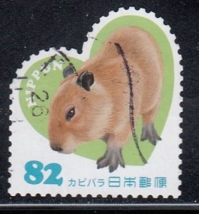Japan 2014 Sc#3736c Greater Capybara (Hydrochoerus hydrochaeris) Used