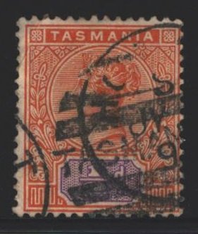 Tasmania Sc#76 Used