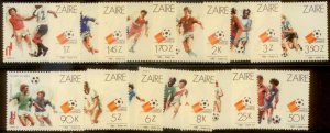 Zaire 1982 SC# 1058-69 M-LH CH1