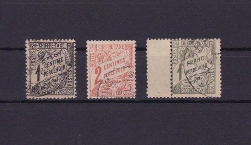TUNISIA POSTAGE DUES  USED STAMPS ,CAT £70+ REF R1132