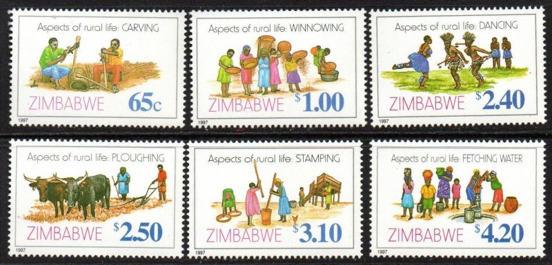 Zimbabwe Sc #780-785 MNH