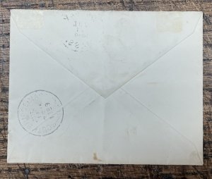 1889 Cover from Dudley, Mass to Southbridge, Mass, 2c Wash. w/ Bullseye Cancel