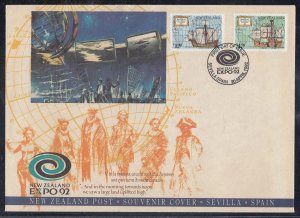New Zealand Scott 1091-2 FDC - EXPO 92