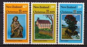 New Zealand 1979 Christmas Complete Mint MNH Set SC 690-692