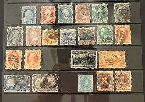 US Scott #24 to 290 F/VF Used CV $817/ Price $475 + FREE shipping!