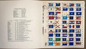 STATE FLAGS EXTRA BIG SET 65 FDCs FULL SHEET FOLDER PLATE BLOCKS COMBOS SINGLES