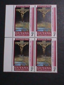 ​GUYANA-1968 SC#54- EASTER STAMPS- MNH BLOCK VERY FINE WE SHIP TO WORLD WIDE