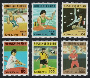 Benin Olymphilex '96 Olympics and Sports Atlanta 6v 1996 MNH SG#1400-1405