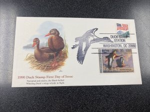 RW57 Black Bellied Whistling $12.50 First Day Of Issued 1990