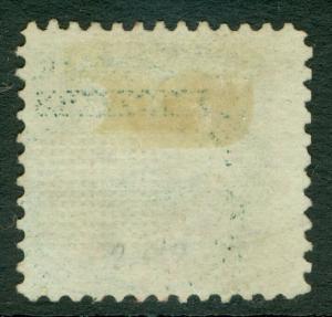 USA : 1869. Scott #117 Used. Choice stamp with deep color & Red Orange cancel.