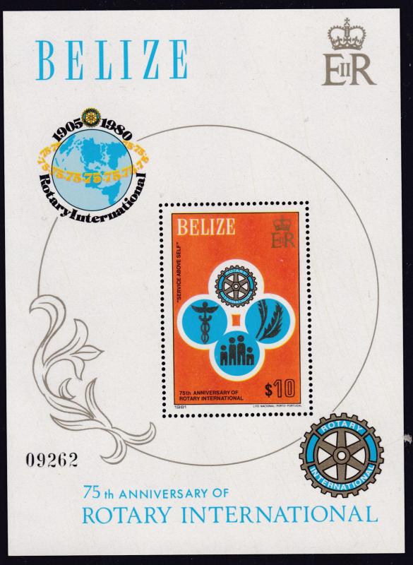 Belize 1979 Rotary International Complete Stamps + Two Sheetlets  VF/NH