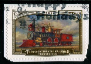 5380 US (55c) Transcontinental RR SA,  used on paper