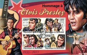 BURUNDI 2011 - Elvis Presley,  In memoriam / minisheet