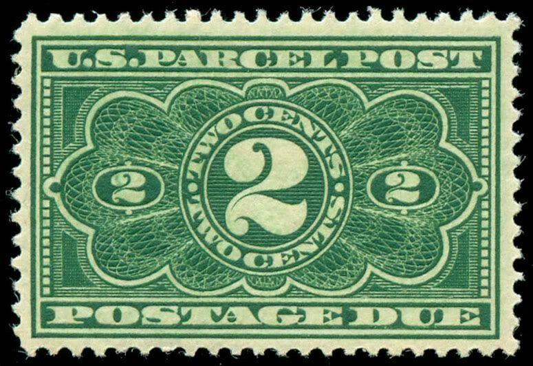 momen: US Stamps #JQ2 Mint OG NH VF