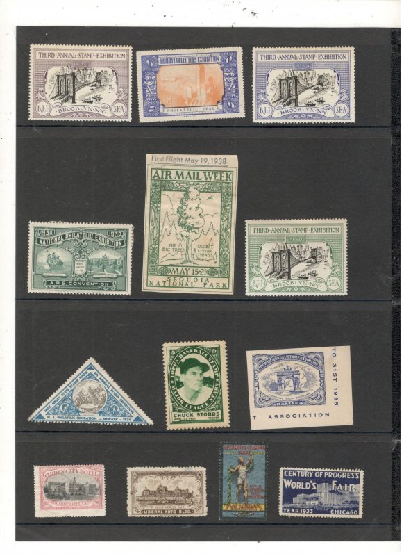 VINTAGE POSTER STAMP COLLECTION