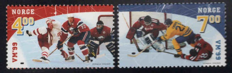 Norway Scott 1222-1223 MNH** 1999 Hockey set