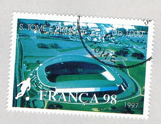 St Thomas & Prince  Used Stadium F 2 1998 (BP81609)