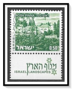 Israel #468 (v) Landscapes Tab MNH
