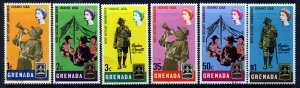 GRENADA Queen Elizabeth II 1968  Boy Scout Jamboree SG 283 to SG 288 VFU