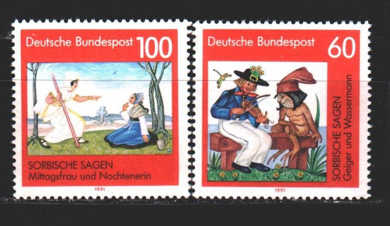 Germany. 1991. 1576-77. Fairy tales. MNH.