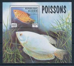 [31393] Benin 1999 Marine life fish Souvenir Sheet MNH