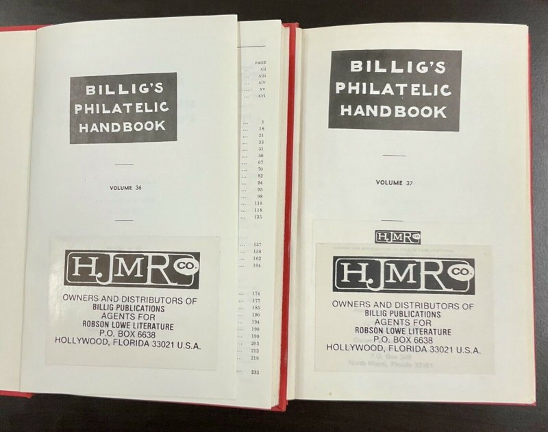 Billig’s Philatelic Handbook Vol 36- 37 Part I & II British Empire Postage 