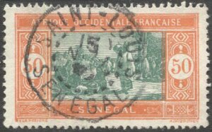 SENEGAL French Colonies Sc B1 Used VF, ST LOUIS cancel