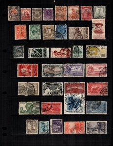 Mexico  36 diff Used and mint  hinged