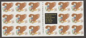 U.S. Scott #2595a Brown - Eagle Stamp - Mint NH Booklet