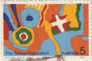 Australia 1974 Sc#604, SG#582 5c Pre-School Education USED-NH.