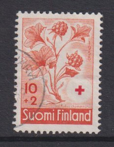 Finland    #B151  used  1958  Red Cross 10m  raspberry