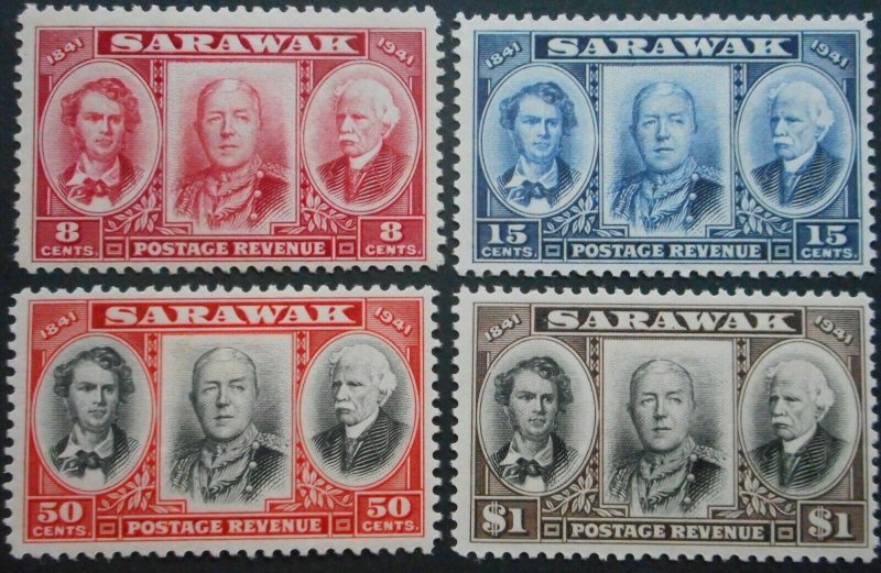 Sarawak 1946 GVI Centenary set SG 146/149 mint