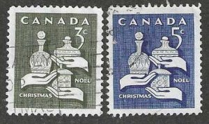 Canada 443-444  Used SCV$.50