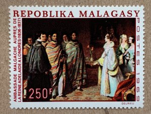 Malagasy 1968 Painting of Queen Adelaide, MNH.  Scott 422, CV $4.75