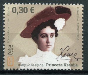 Montenegro Royalty Stamps 2020 MNH Princess Ksenija Historical Heritage 1v Set