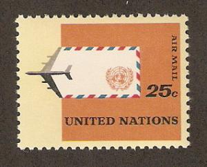 United Nations  Scott # C12  Mint never hinged