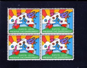 1527 Expo'74, MNH blk/4