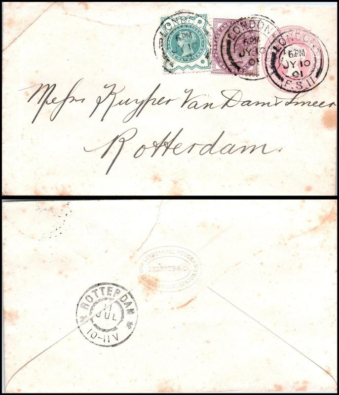 Goldpath: England cover 1901, to Netherlands _CV15_P9