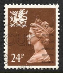 STAMP STATION PERTH Wales #WMH44 QEII Definitive Used 1971-1993