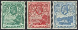 ST HELENA 1922 KGV PICTORIAL SET