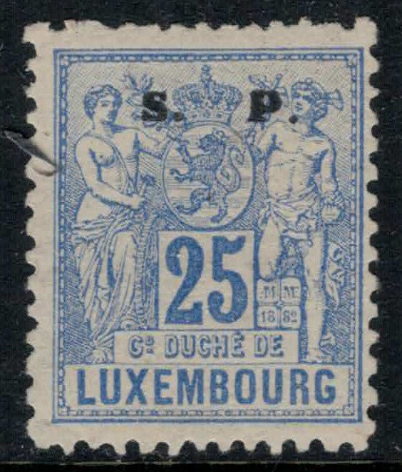 Luxembourg #O59*  CV $19.00