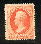 U.S. - Scott #178, Unused,  Cat. $190.00