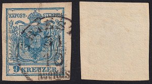 Austria - 1854 - Scott #5e - used - TRIESTE pmk Italy