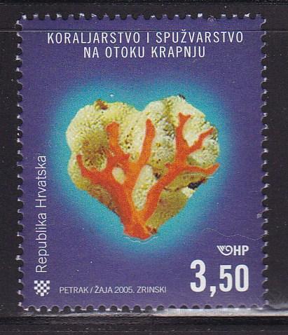 Croatia  2005 Krapanj Island Sponge and Coral  VF/NH