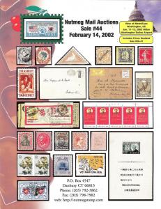 Nutmeg Stamp Sales, - Worldwide Stamps, Covers and Postal...