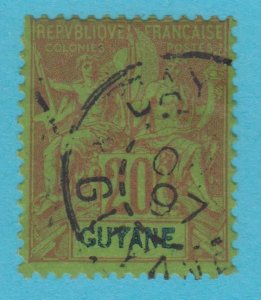 FRENCH GUIANA 41  USED - NO FAULTS VERY FINE! - VII